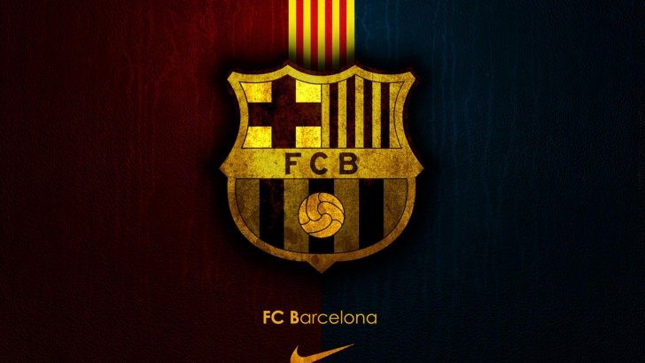 Photo montage avec le logo du FC Barcelone 