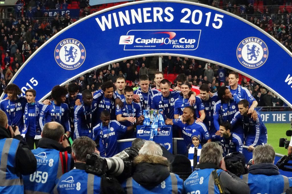 Photo de Chelsea en finale de la League Cup en 2015